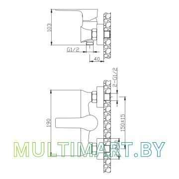 Смеситель AV Engineering AVJAR5-A236 картинка 2